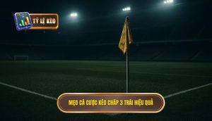 Mẹo cá cược kèo chấp 3 trái hiệu quả