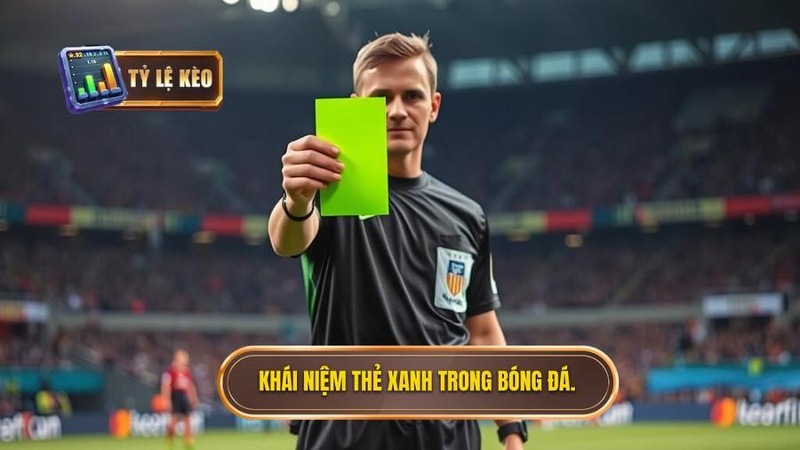 1. Khái niệm thẻ xanh trong bóng đá.