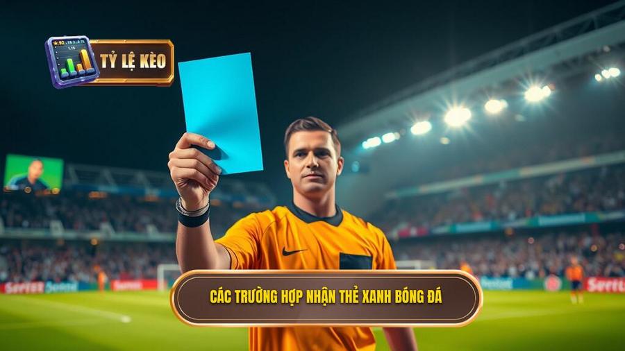 2. Các trường hợp nhận thẻ xanh bóng đá