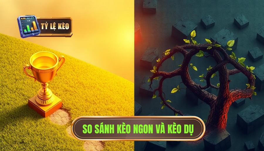 Bảng so sánh giữa Kèo Ngon Thực Sự và Kèo Dụ