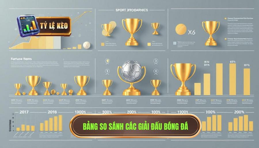 Những giải đấu dễ soi kèo nhất: Bí quyết chọn sân chơi để hái ra tiền 3 Bảng so sánh đặc điểm các giải đấu
